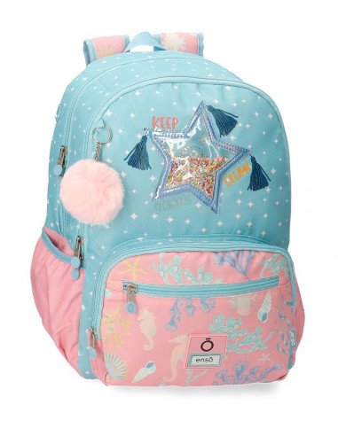 MOCHILA ADAP. 44CM.2C.ENSO KEEP THE OCEANS CLEAN